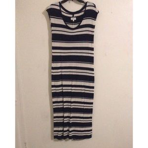 Striped maxi dress